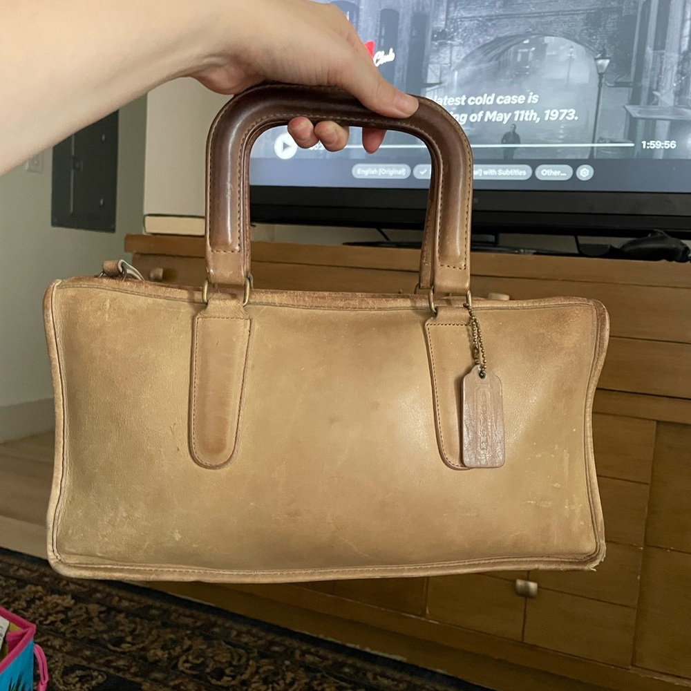 Coach Bonnie Cashin Leather Handbag No 021-5237